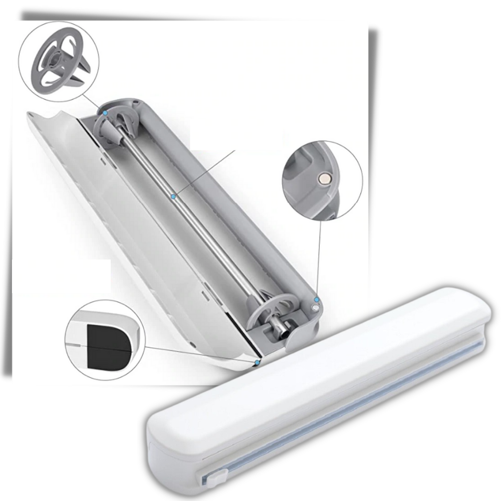 Spender und Abschneider für Lebensmittelverpackungen aus Kunststoff - Ozerty