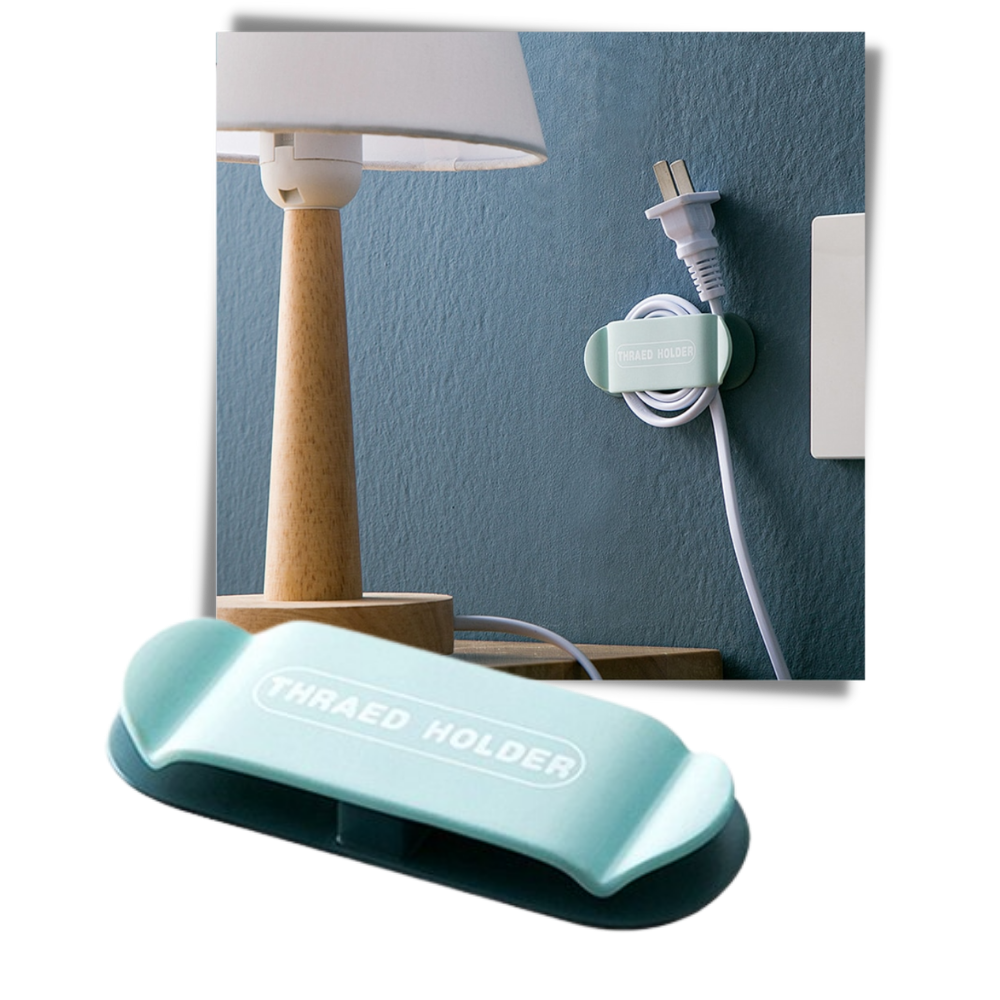 4er-Pack selbstklebende Kabelklemmschellen - Ozerty