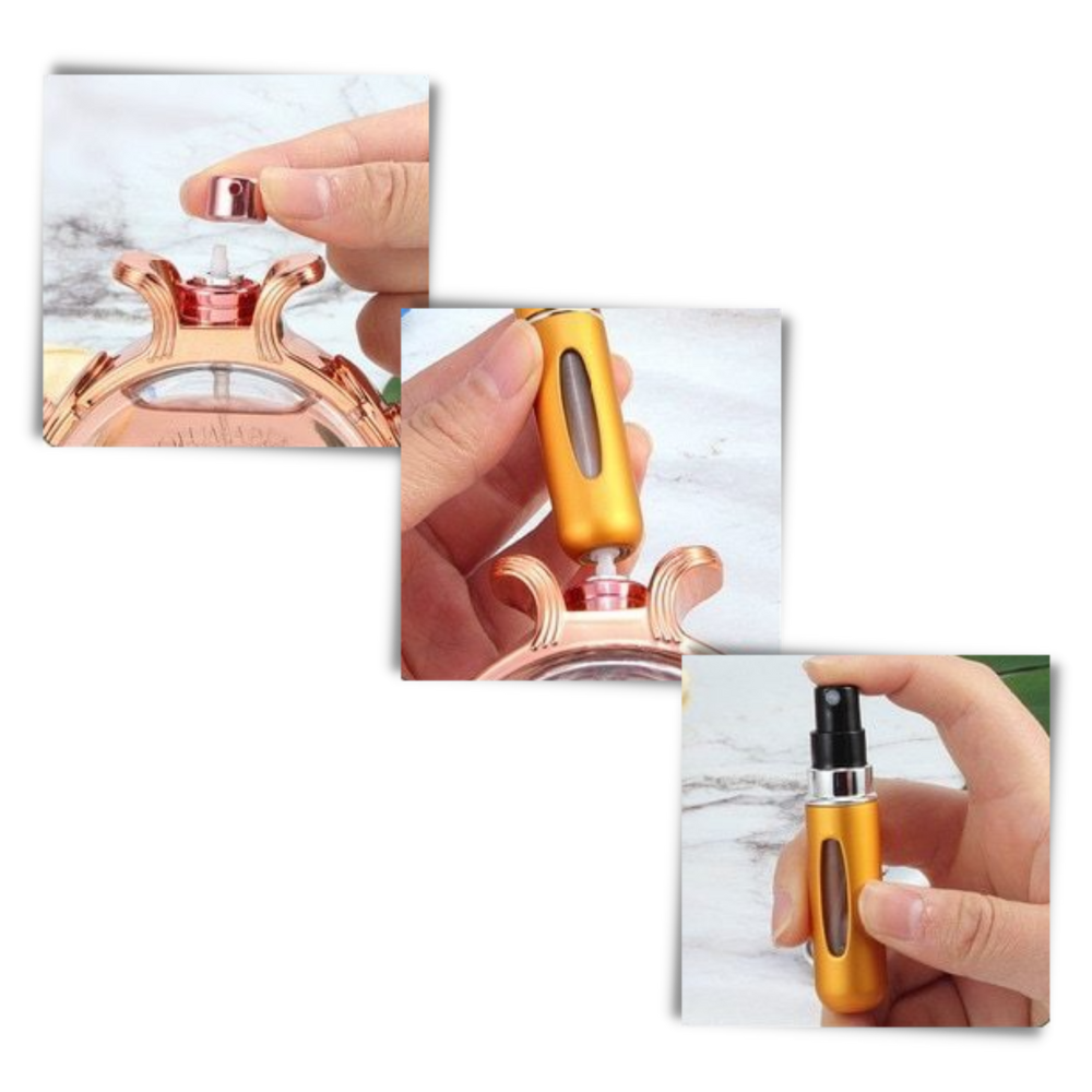 3er-Pack Mini-Parfümflaschen zum Nachfüllen - Ozerty