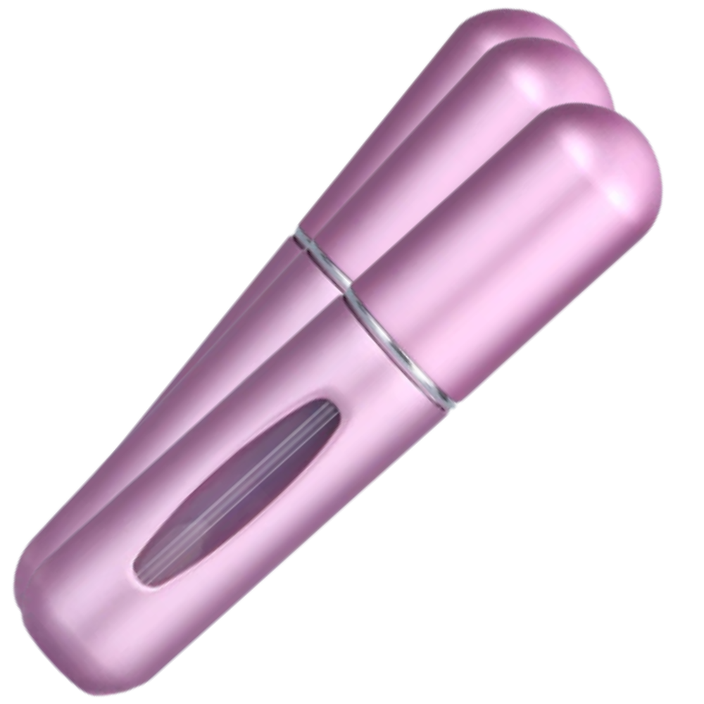 Pack of 3 mini refill perfume bottles