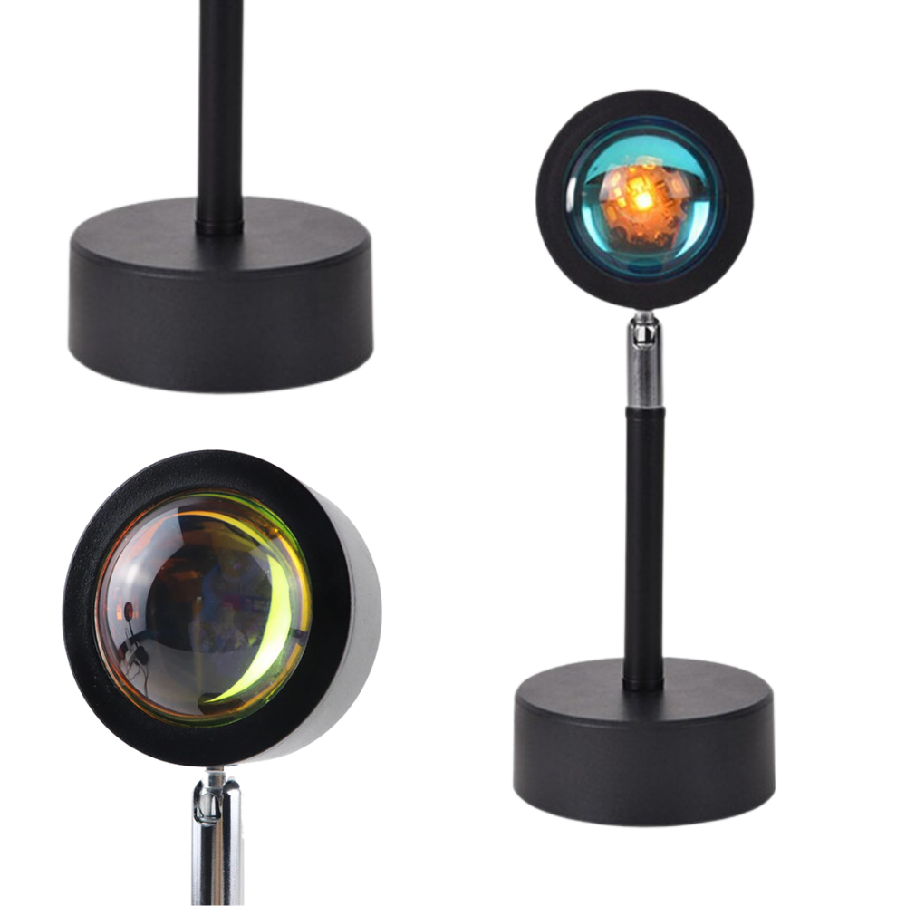 Farbiger Lichtprojektor LED-Schreibtischlampe - Odeut