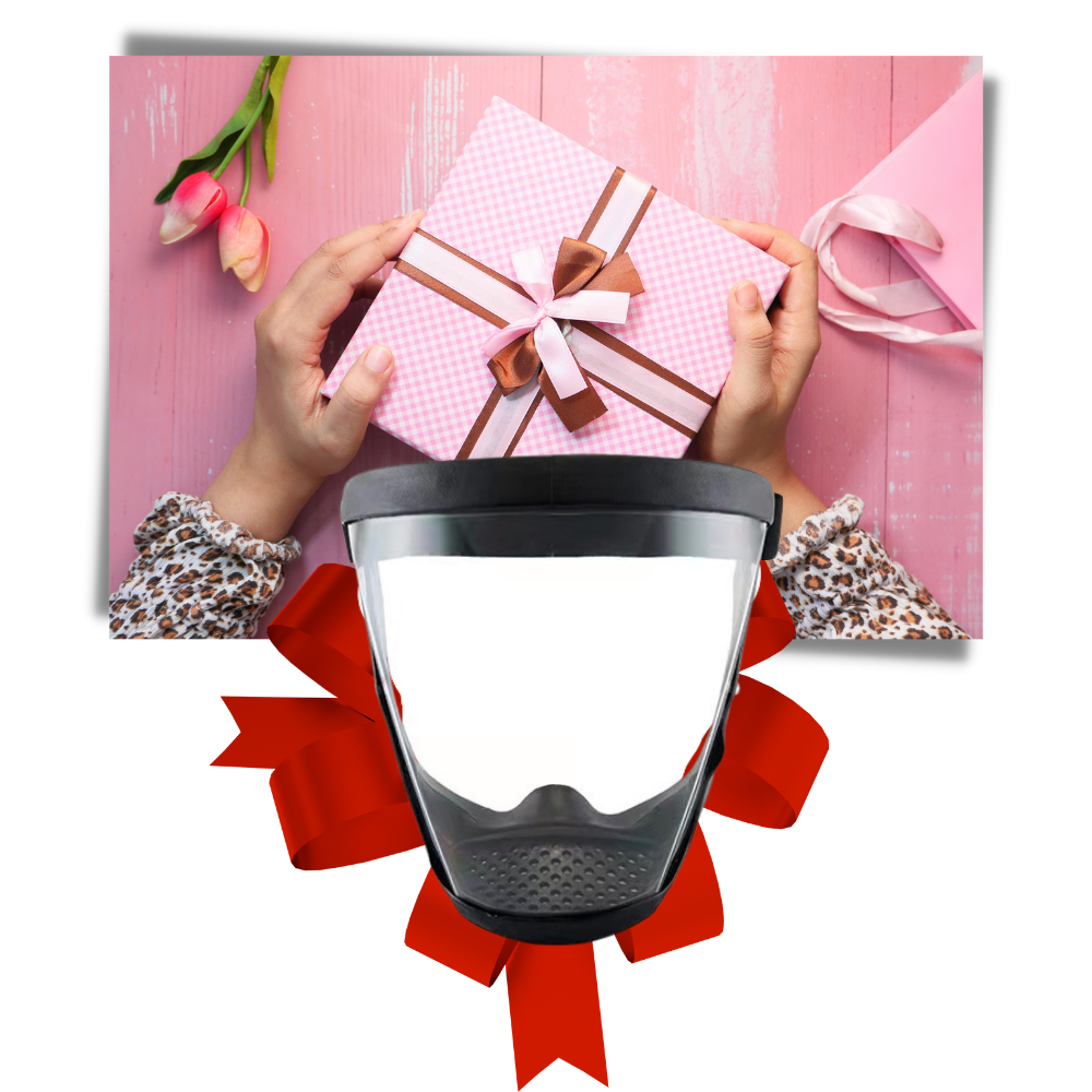 Durchsichtiger Schutzschild für das ganze Gesicht - Odeut