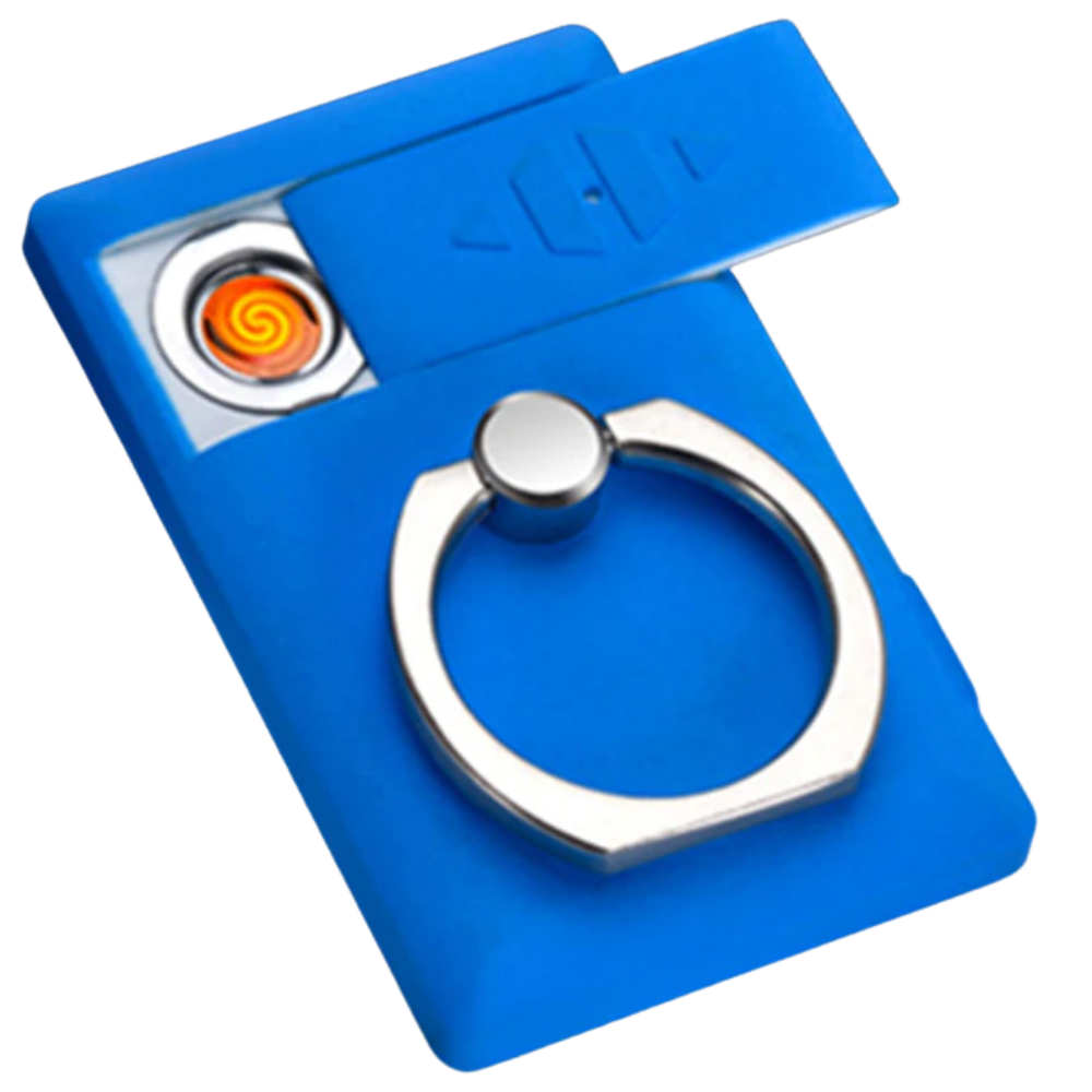 Telephone ring with lighter