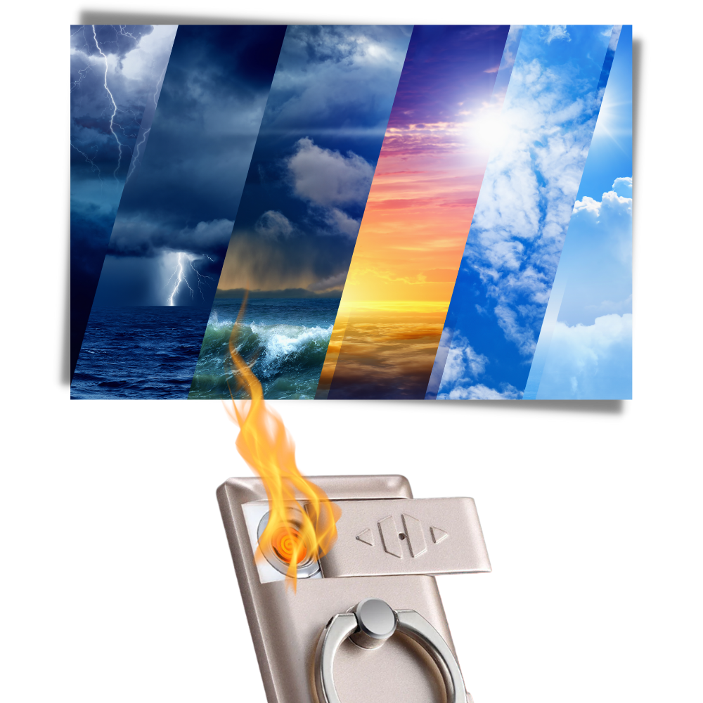 Telefon-Ring mit Feuerzeug - Odeut