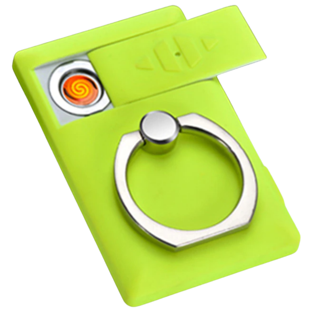 Telephone ring with lighter