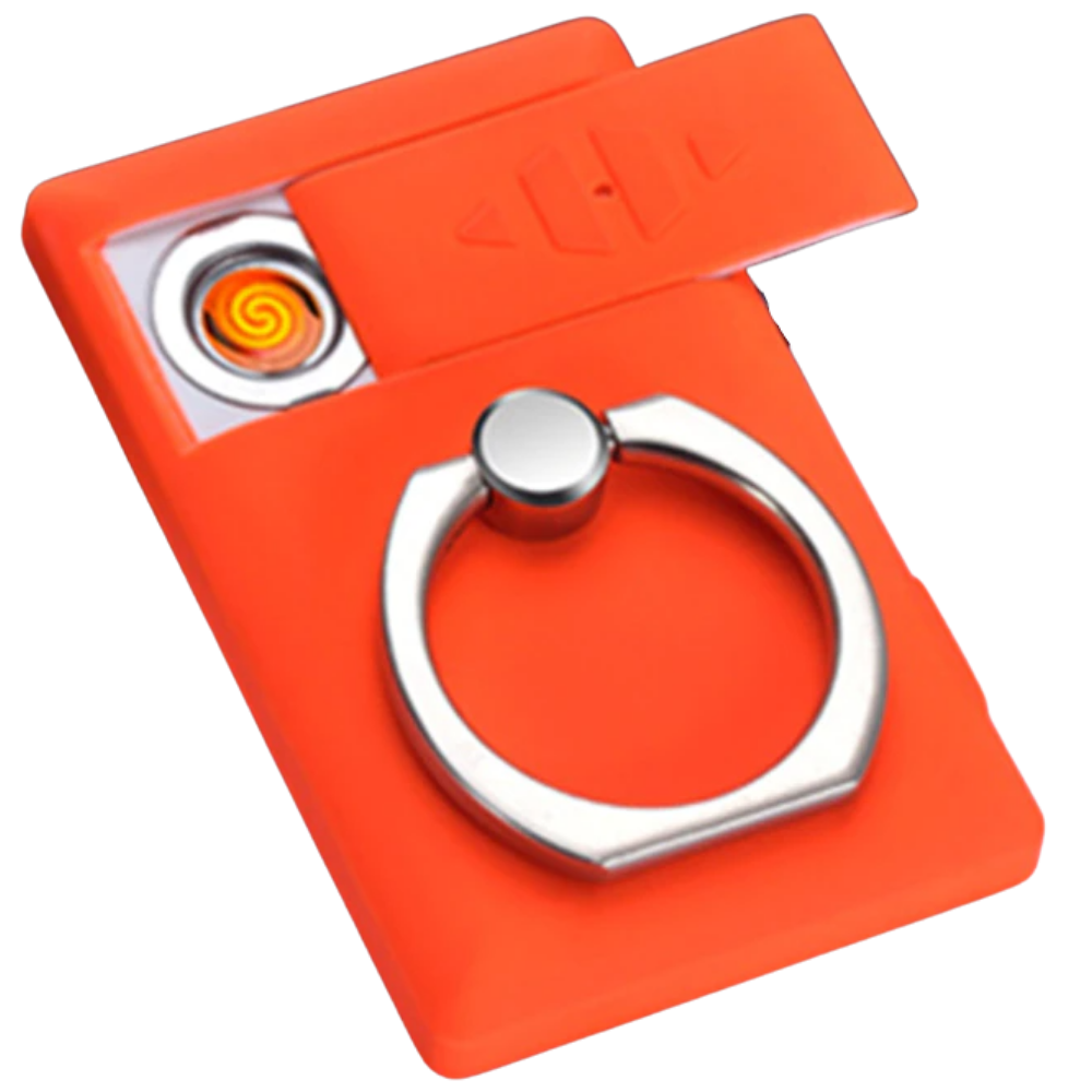 Telephone ring with lighter