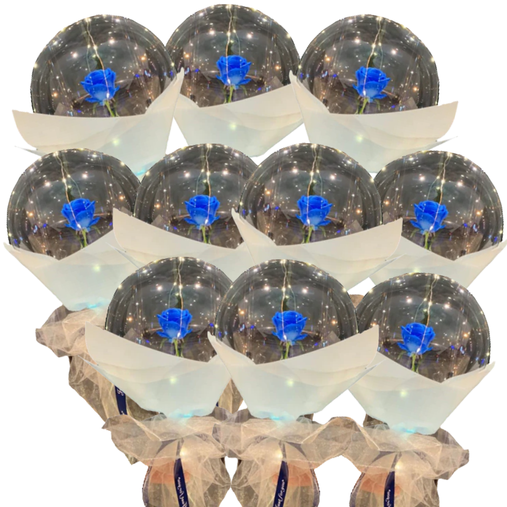 Beautiful rose LED balloon