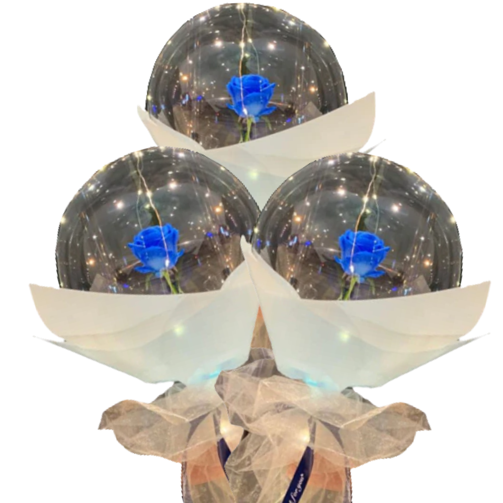 Beautiful rose LED balloon