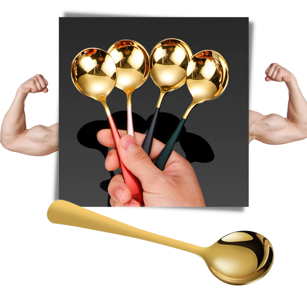 2er-Pack Löffel aus Edelstahl - Ozerty