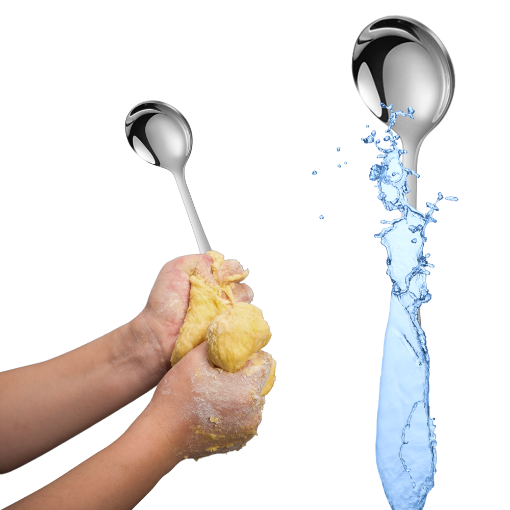 2er-Pack Löffel aus Edelstahl - Ozerty