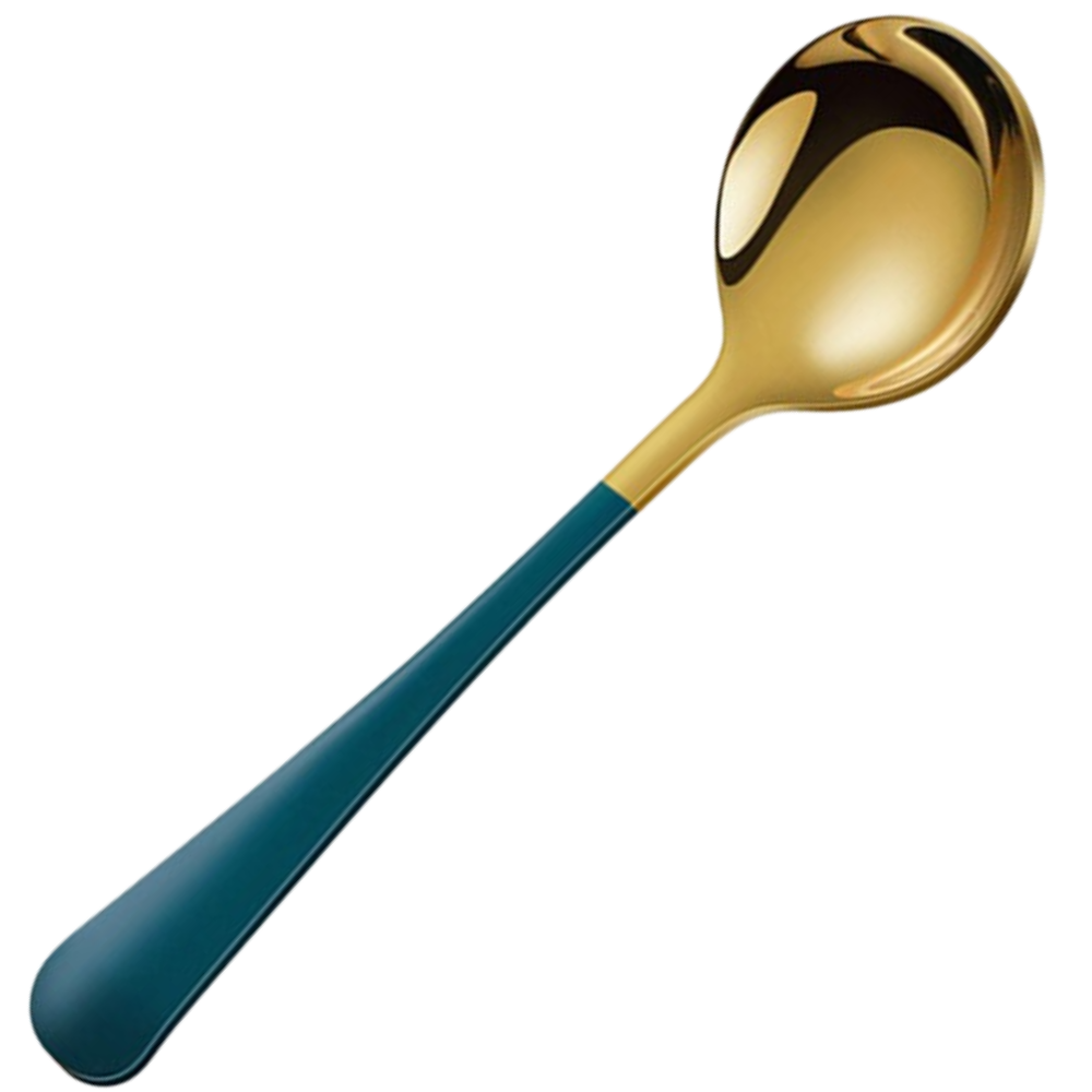 Pack of 2 stainless steel spoons