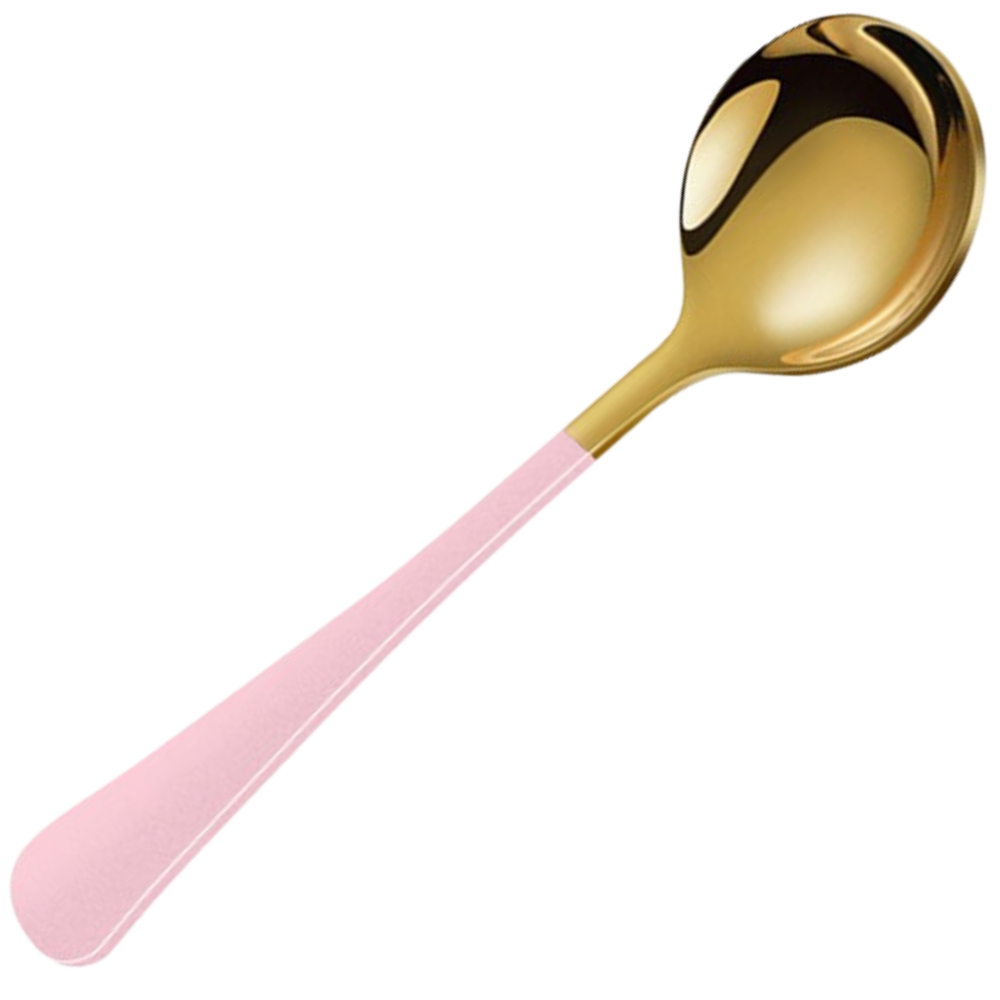 Pack of 2 stainless steel spoons