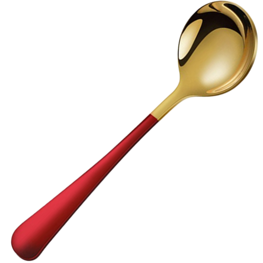 Pack of 2 stainless steel spoons