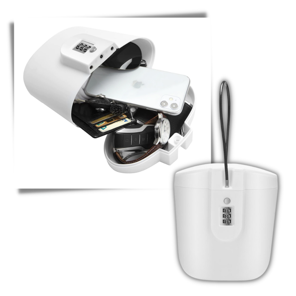 Tragbare Tresorbox mit Handgriff - Ozerty