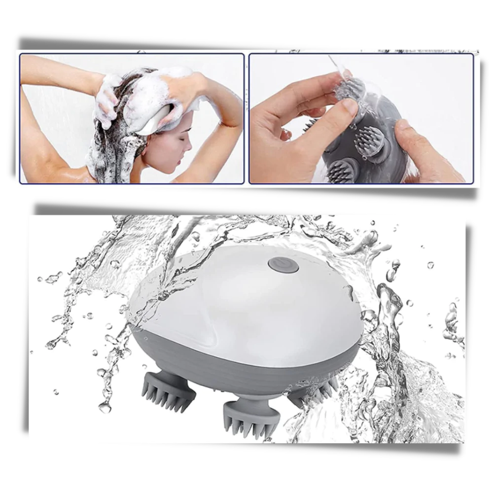 Vibrierendes Kopfhaut-Massagegerät - Ozerty