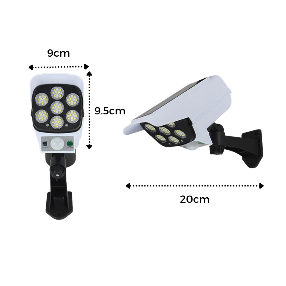 Solar-Bewegungsmelder LED-Lampe - Odeut