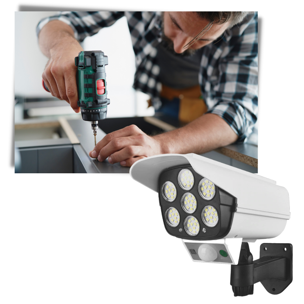 Solar-Bewegungsmelder LED-Lampe - Odeut