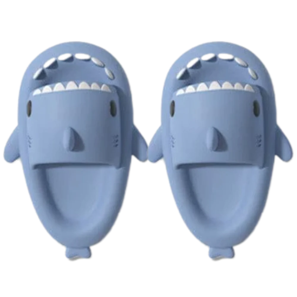 Shark beach slippers