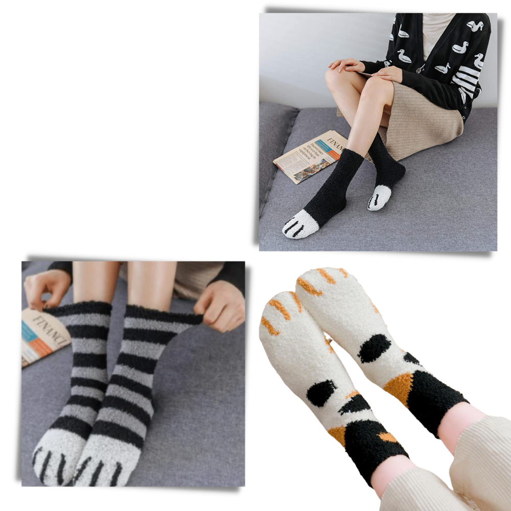 Katzenpfote Wintersocken - Ozerty