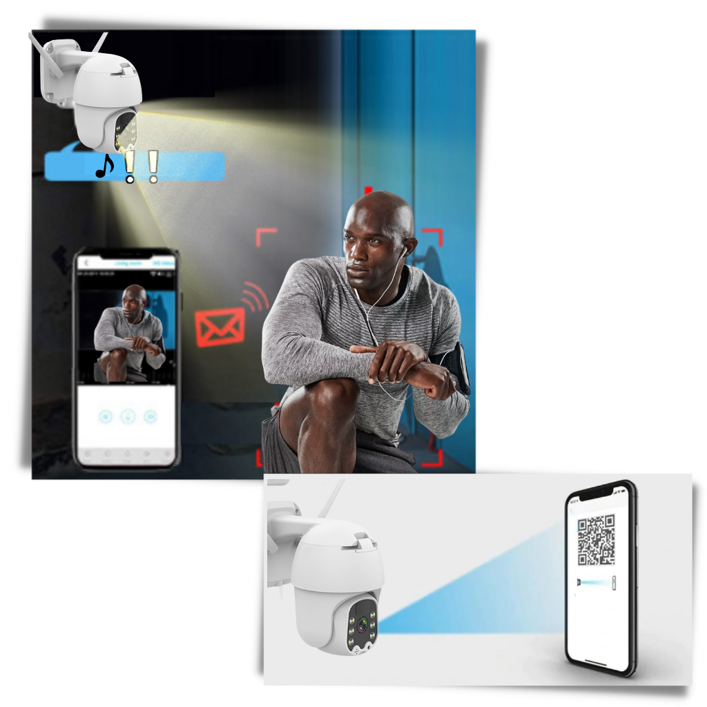 Solarbetriebene Außenkamera - Ozerty