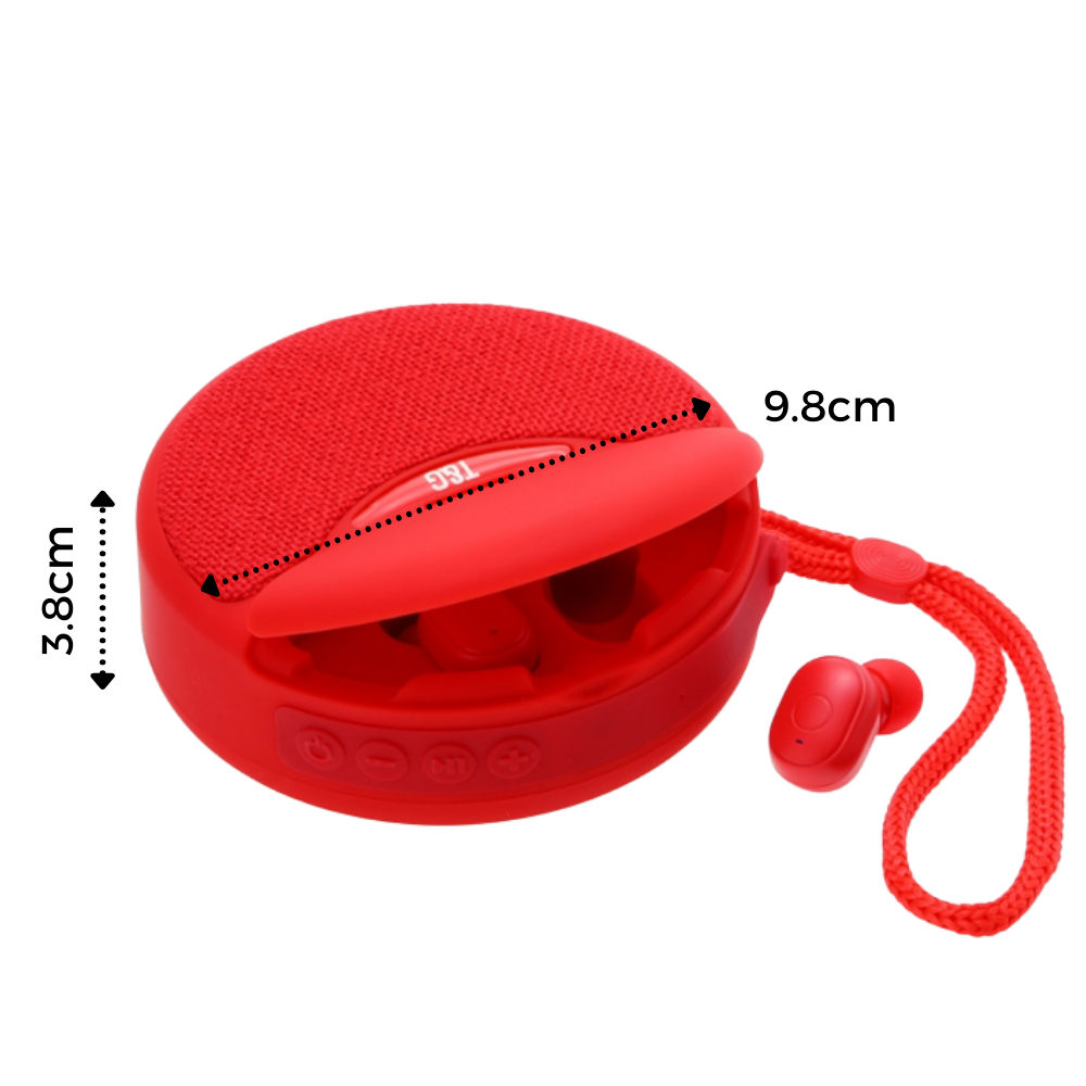 Kabelloser Bluetooth-Lautsprecher mit Kopfhörern - Ozerty