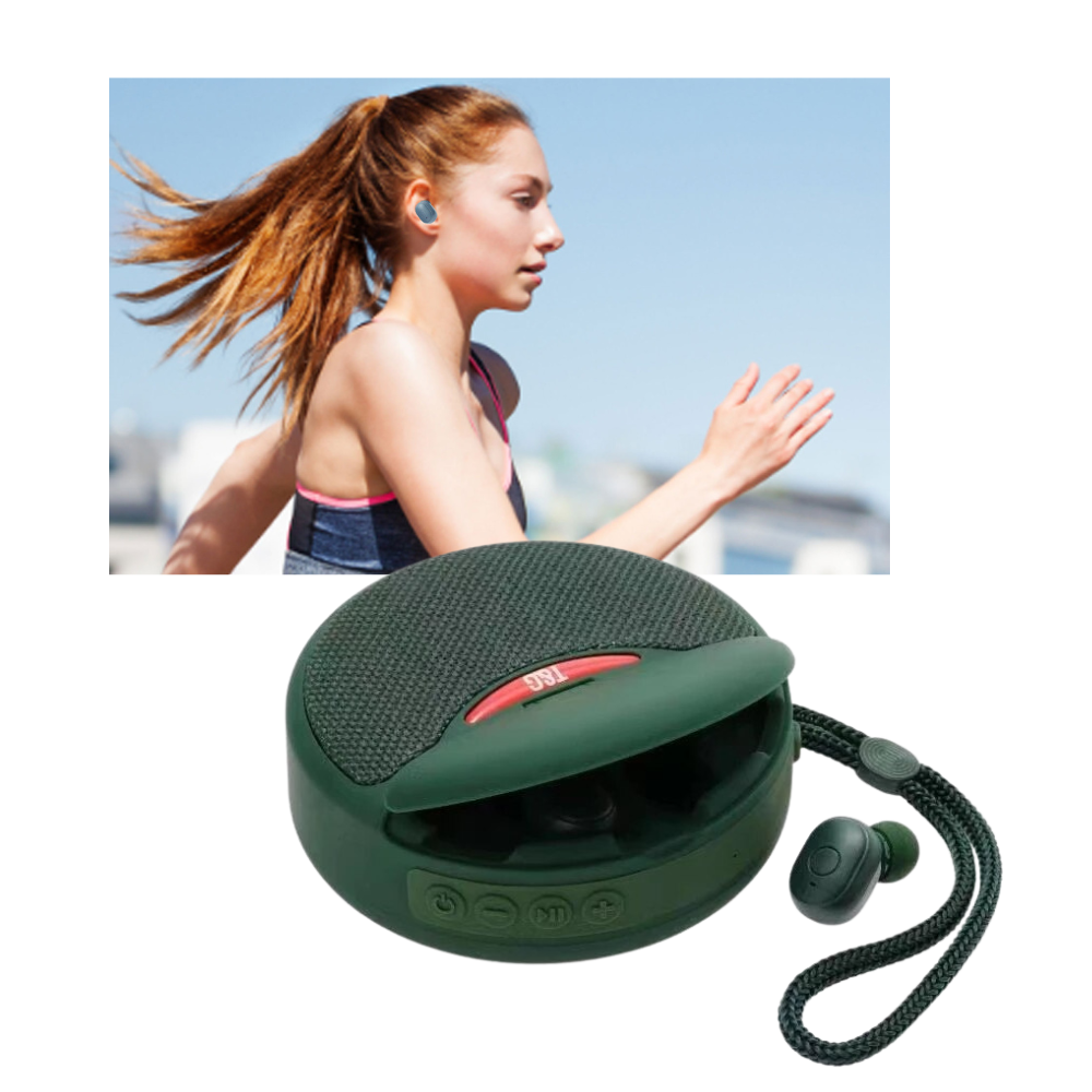 Kabelloser Bluetooth-Lautsprecher mit Kopfhörern - Ozerty