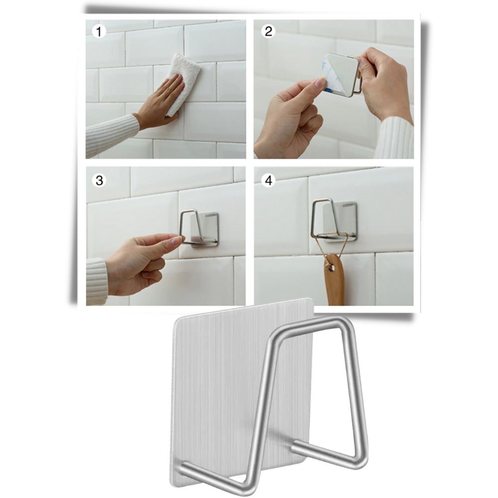 2er-Pack Edelstahl-Schwammhalter - Ozerty