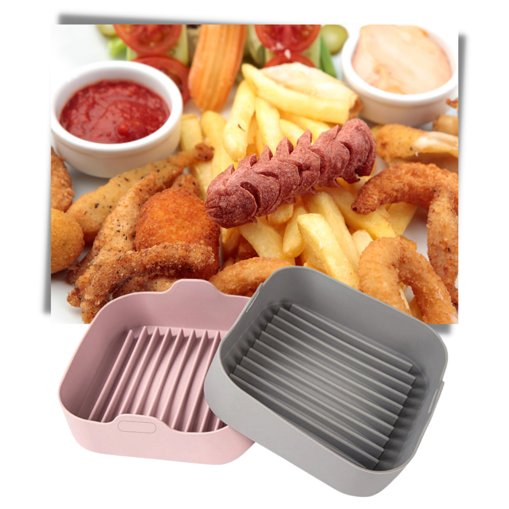 Umweltfreundliche quadratische Silikonpfanne - Ozerty