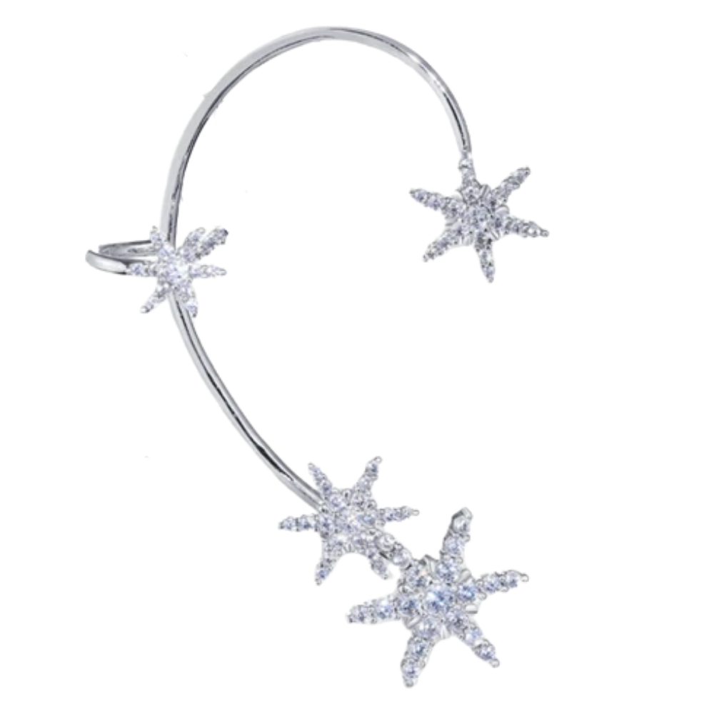 Paar Zirkonia Clip-on Mode Ohrringe