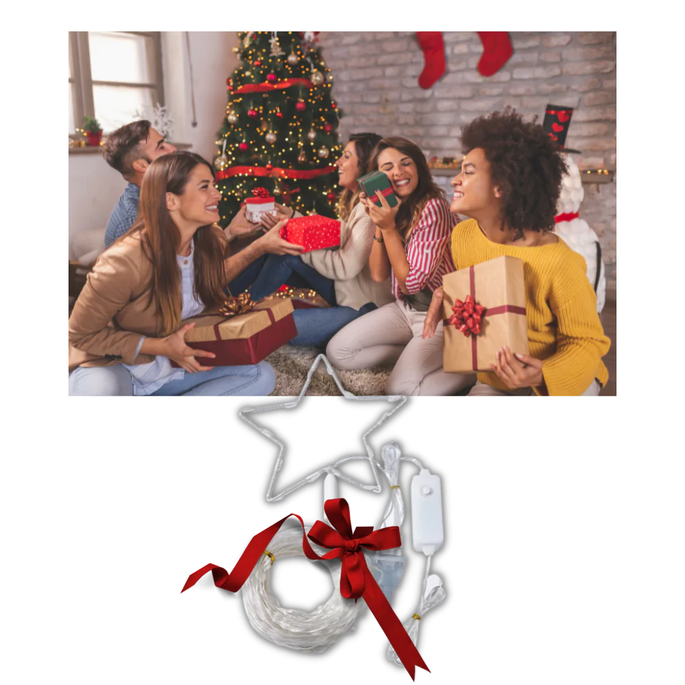 Weihnachtsbaum Wasserfall Lichterketten - Ozerty