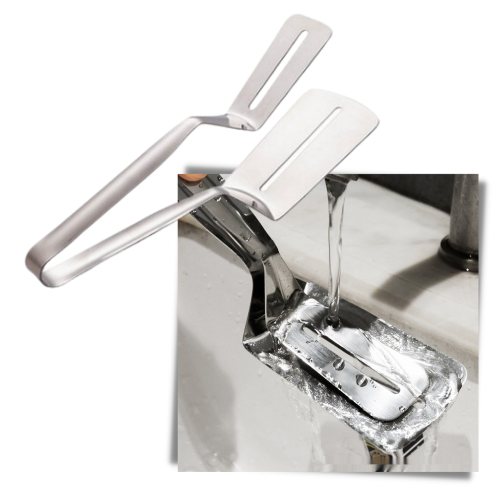 Spatel und Zange aus Edelstahl - Ozerty