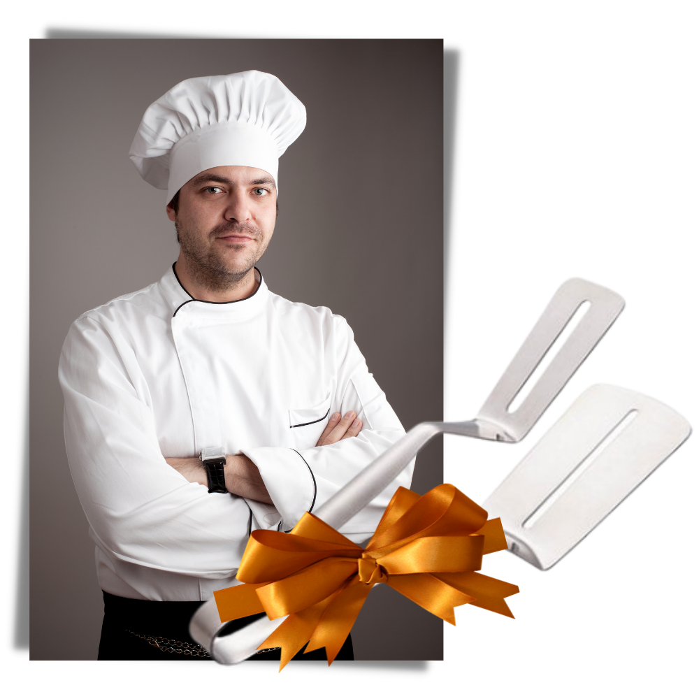 Spatel und Zange aus Edelstahl - Ozerty