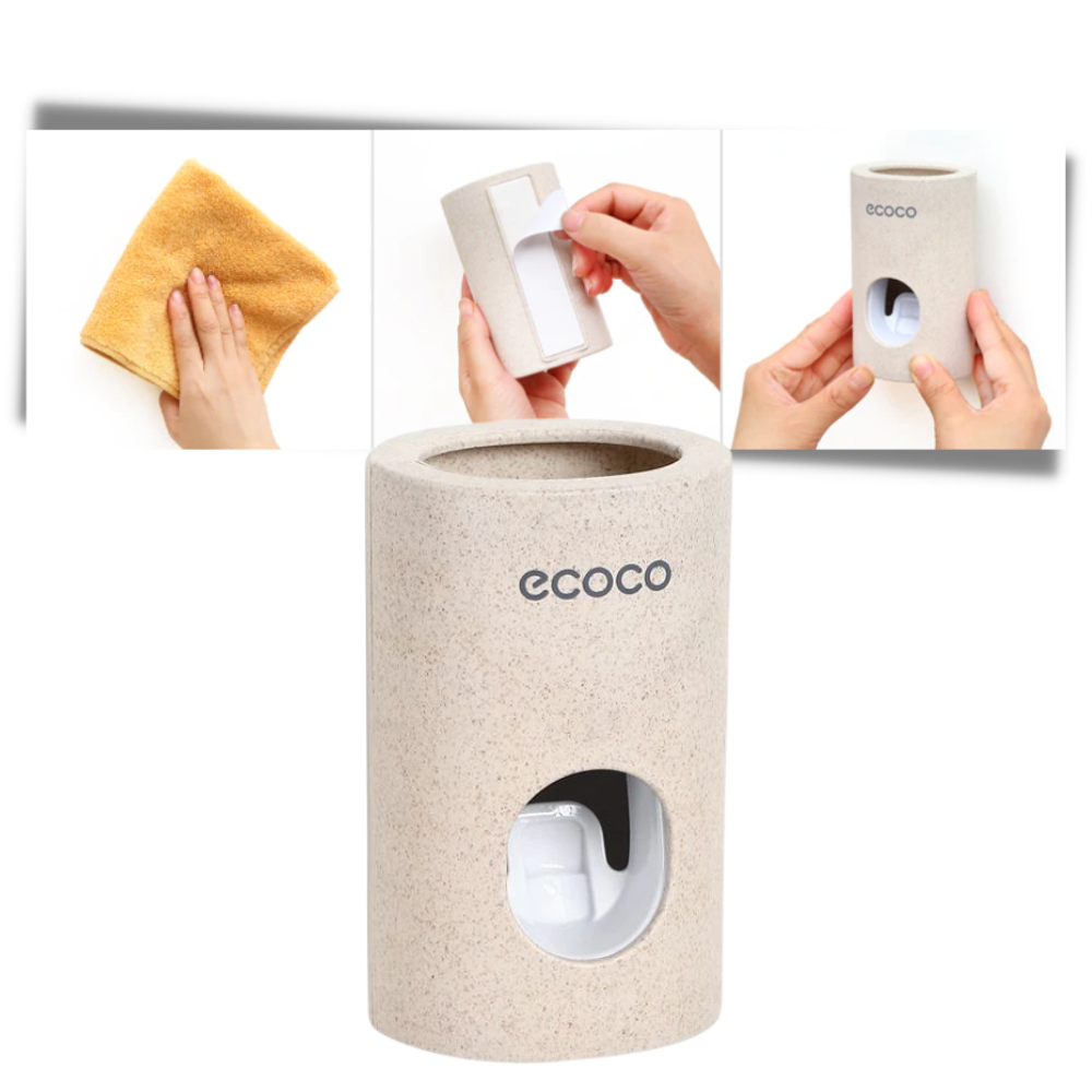 Wandzahnpasta-Spender aus Stein - Ozerty