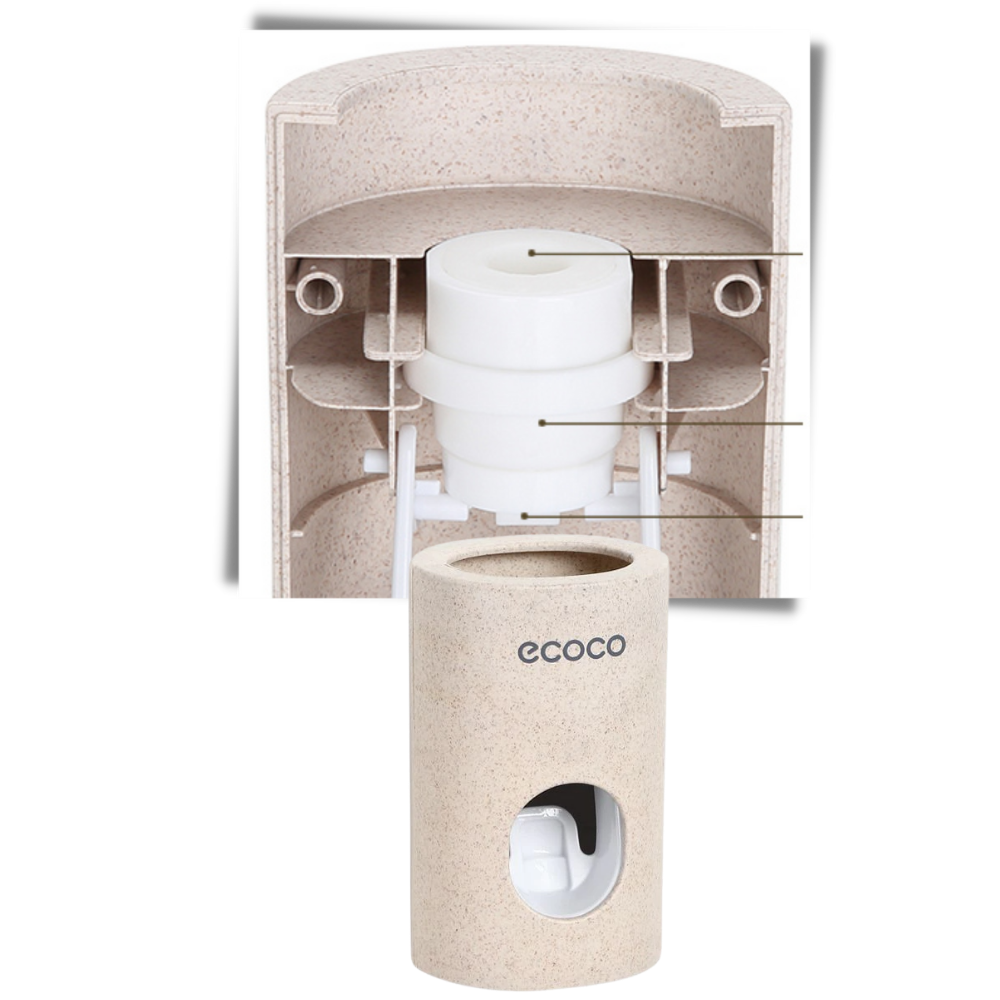 Wandzahnpasta-Spender aus Stein - Ozerty