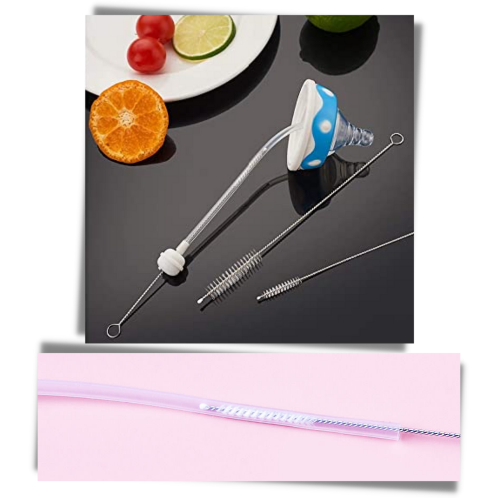 10er-Pack Strohhalm-Reinigungsbürste - Ozerty