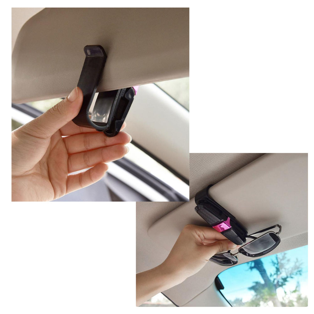 Sonnenbrillenhalter für das Auto-Visier - Ozerty