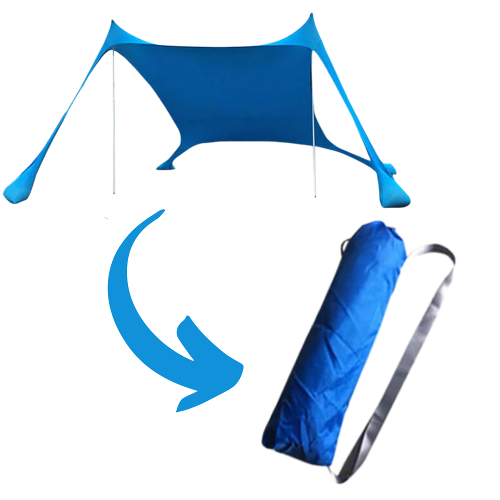 Leichtes Sonnenschutzzelt für den Strand - Ozerty