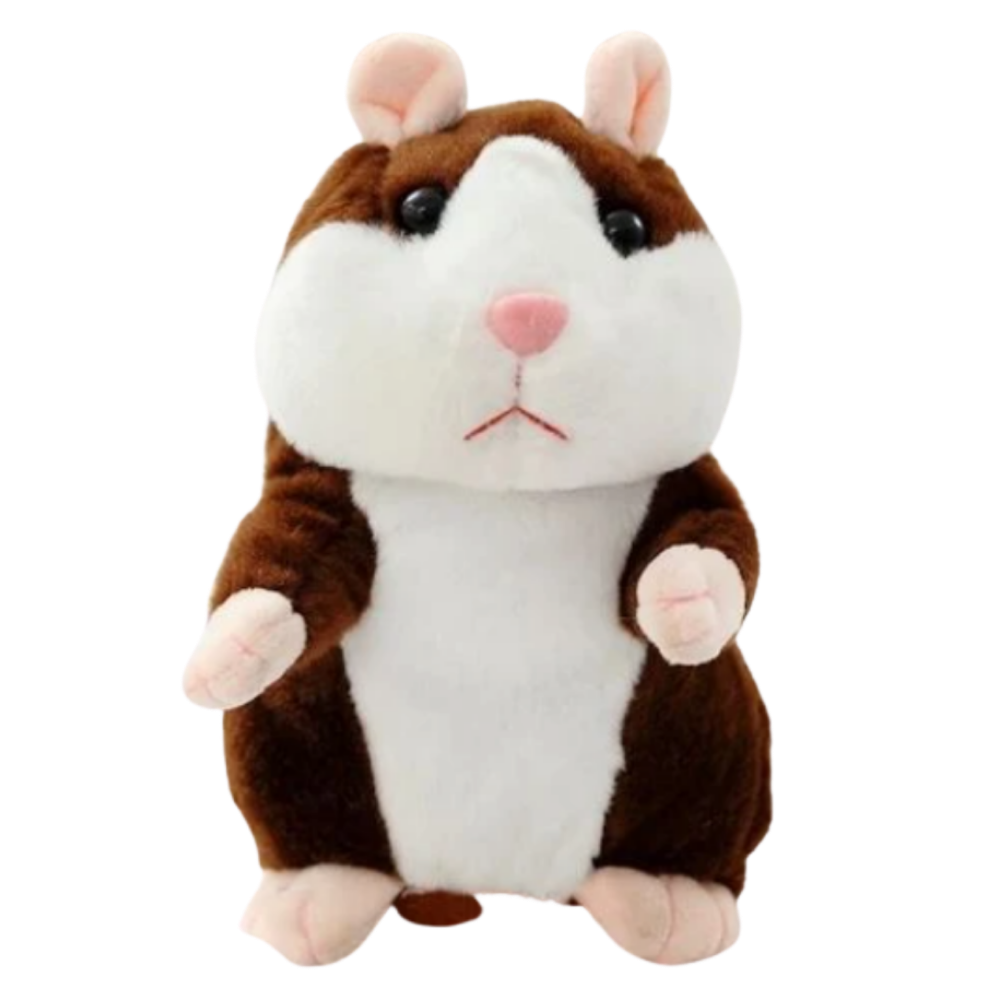Talking plush hamster