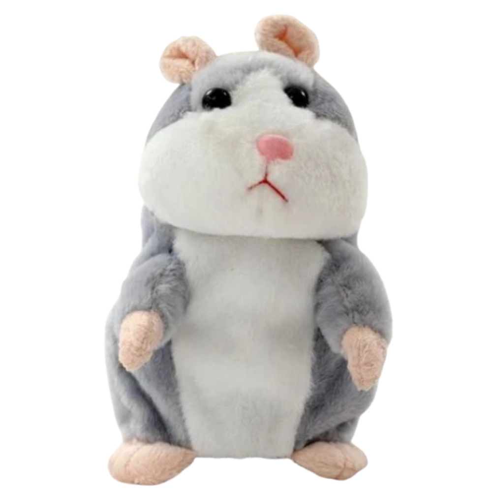 Talking plush hamster