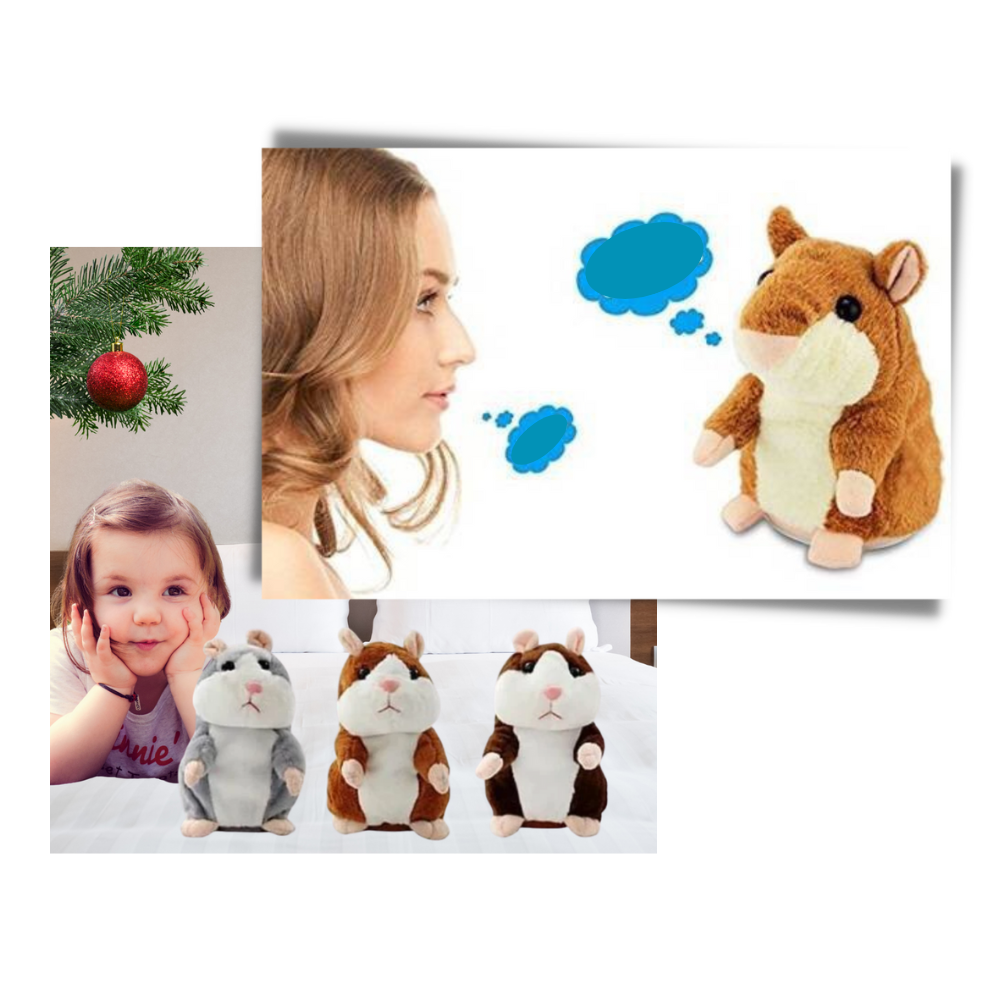 Sprechender Plüsch-Hamster - Ozerty