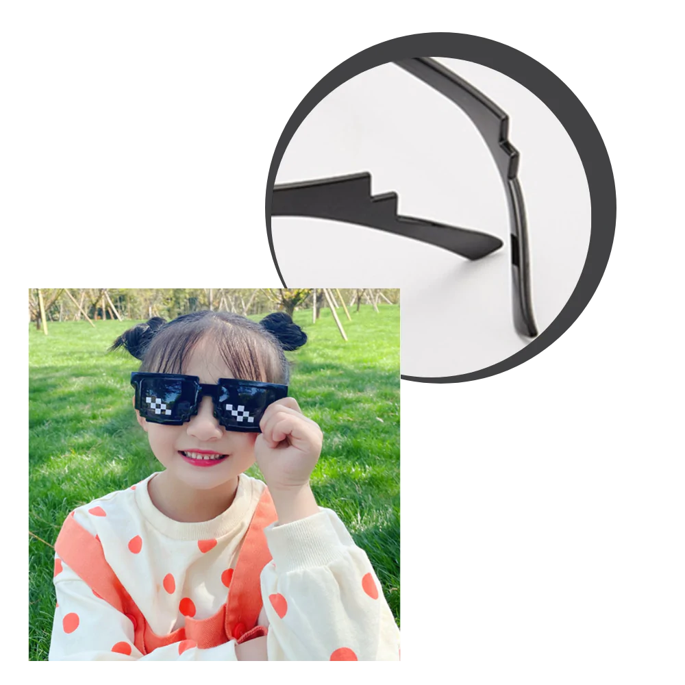 Mode Pixel-Sonnenbrille - Ozerty