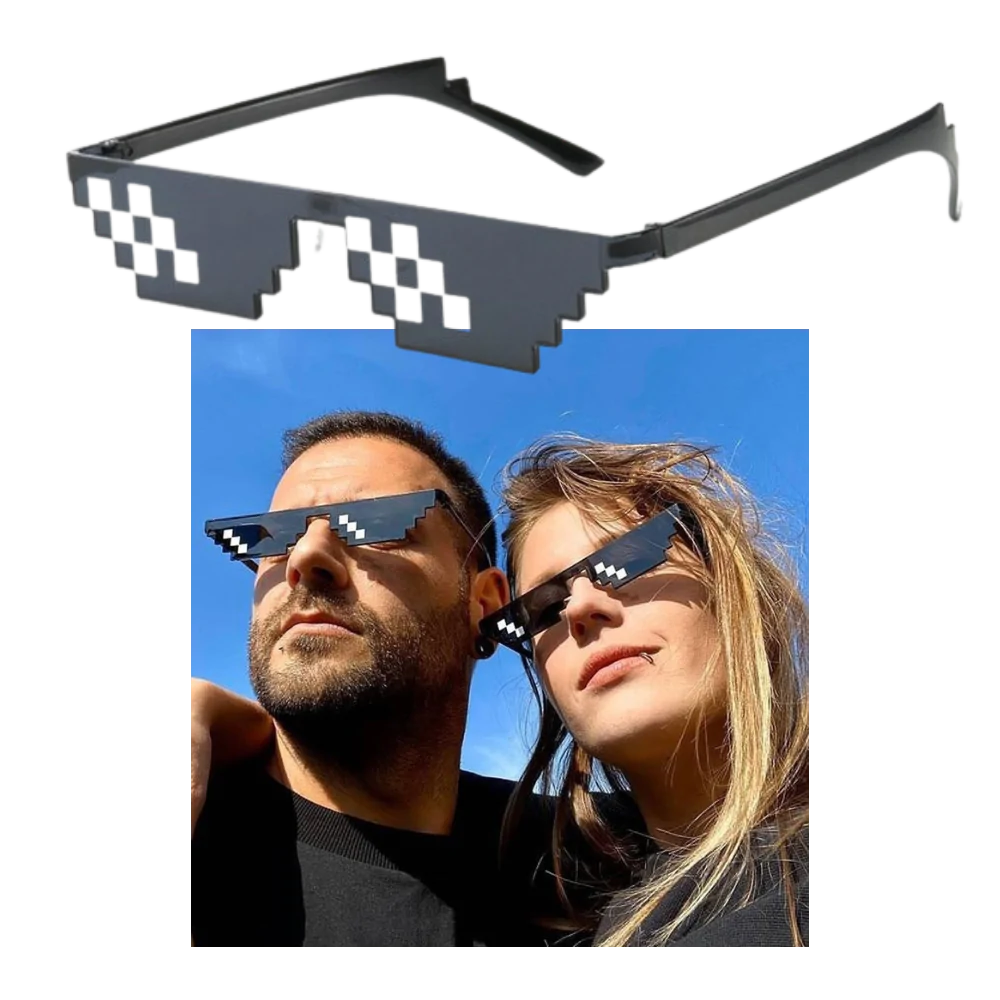 Mode Pixel-Sonnenbrille - Ozerty