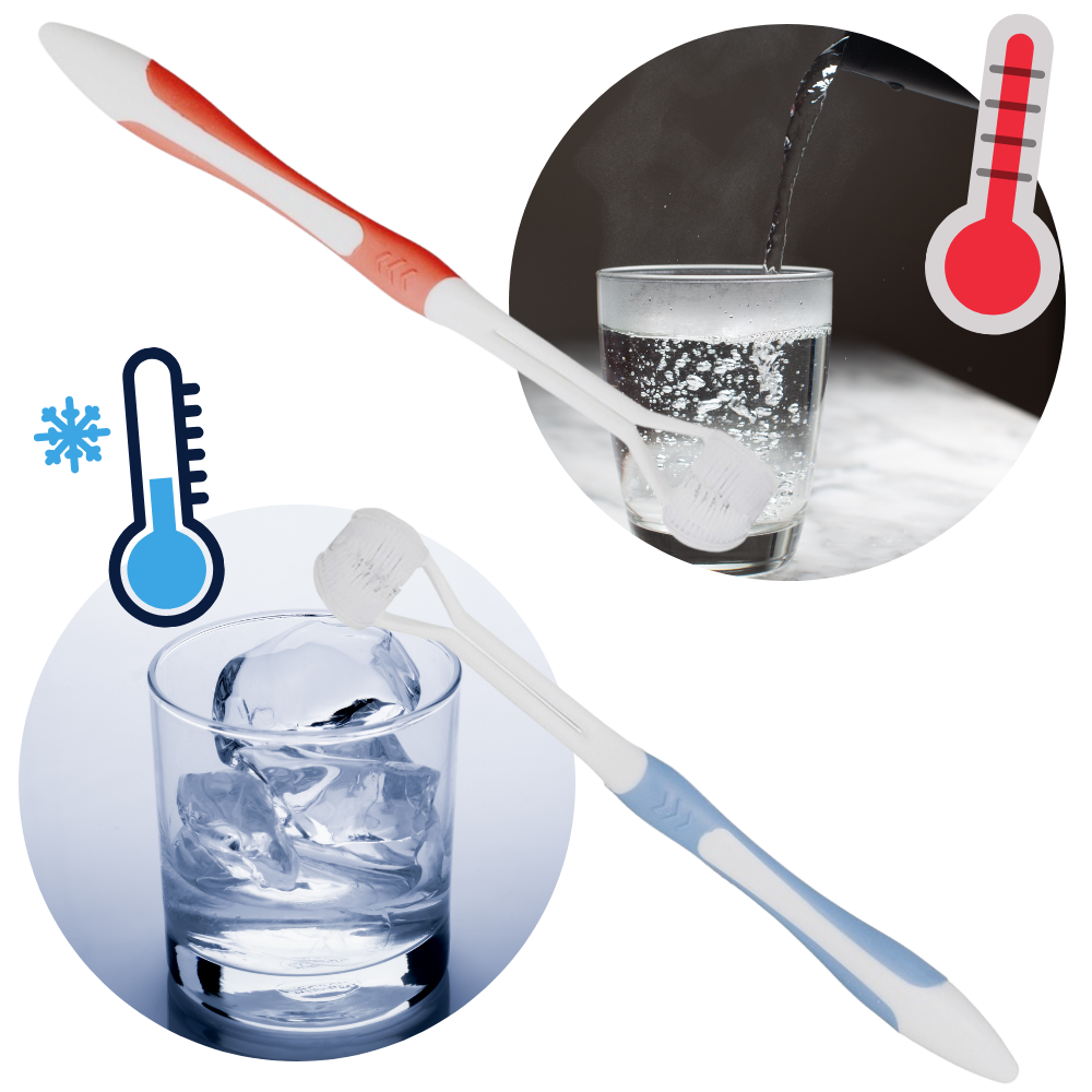 Dreiseitige Zahnbürste für Erwachsene und Kinder - Ozerty