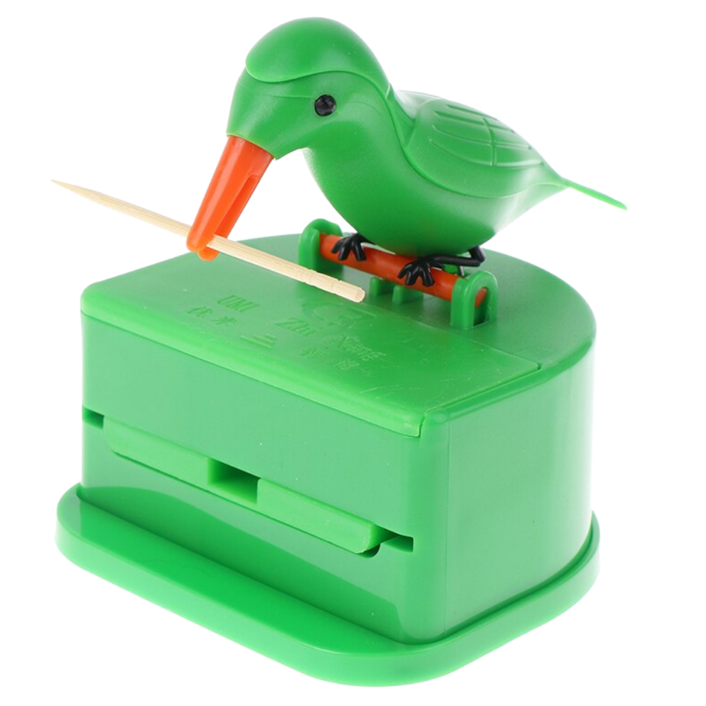 Bird toothpick dispenser box