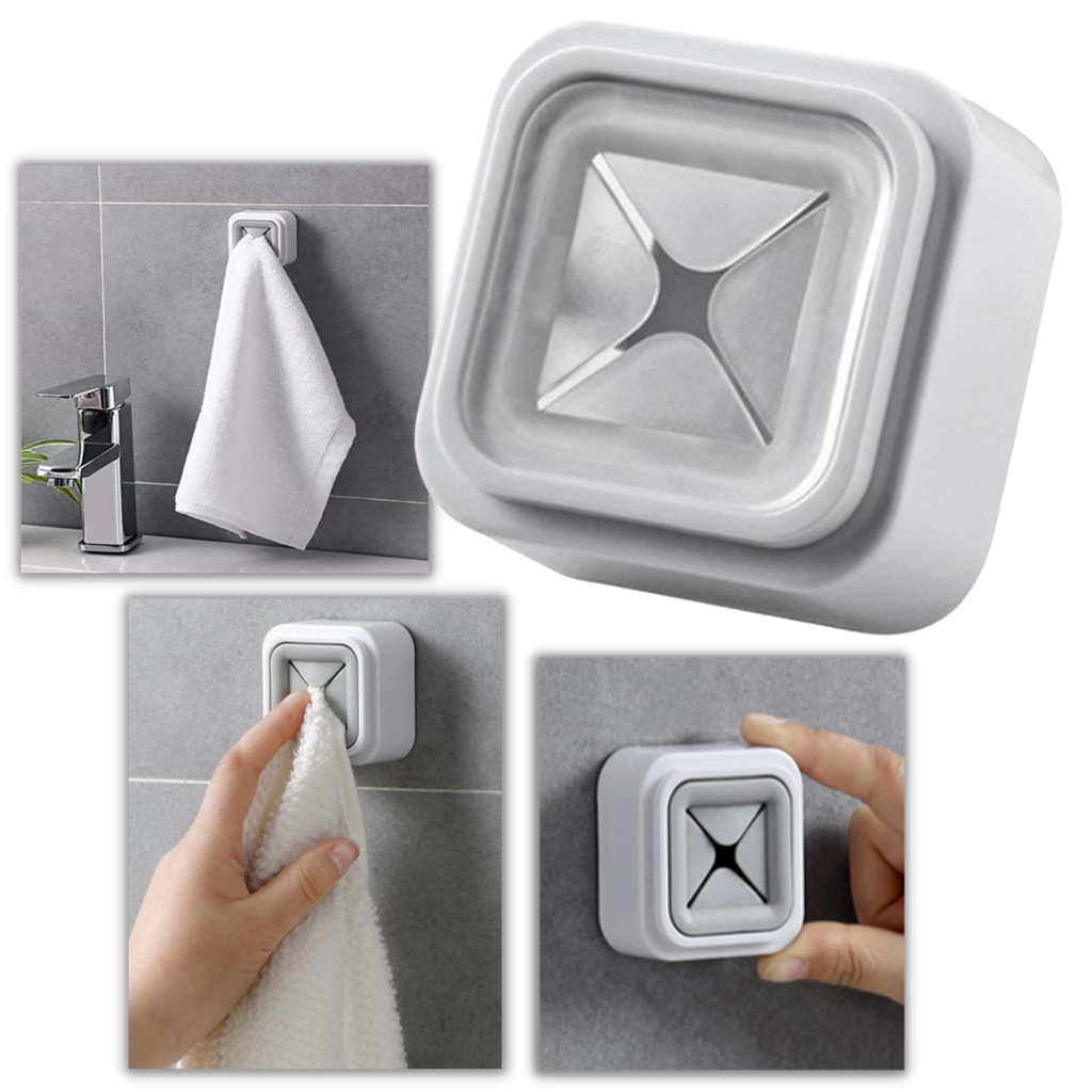 3er-Pack Selbstklebende Handtuchhalter - Ozerty