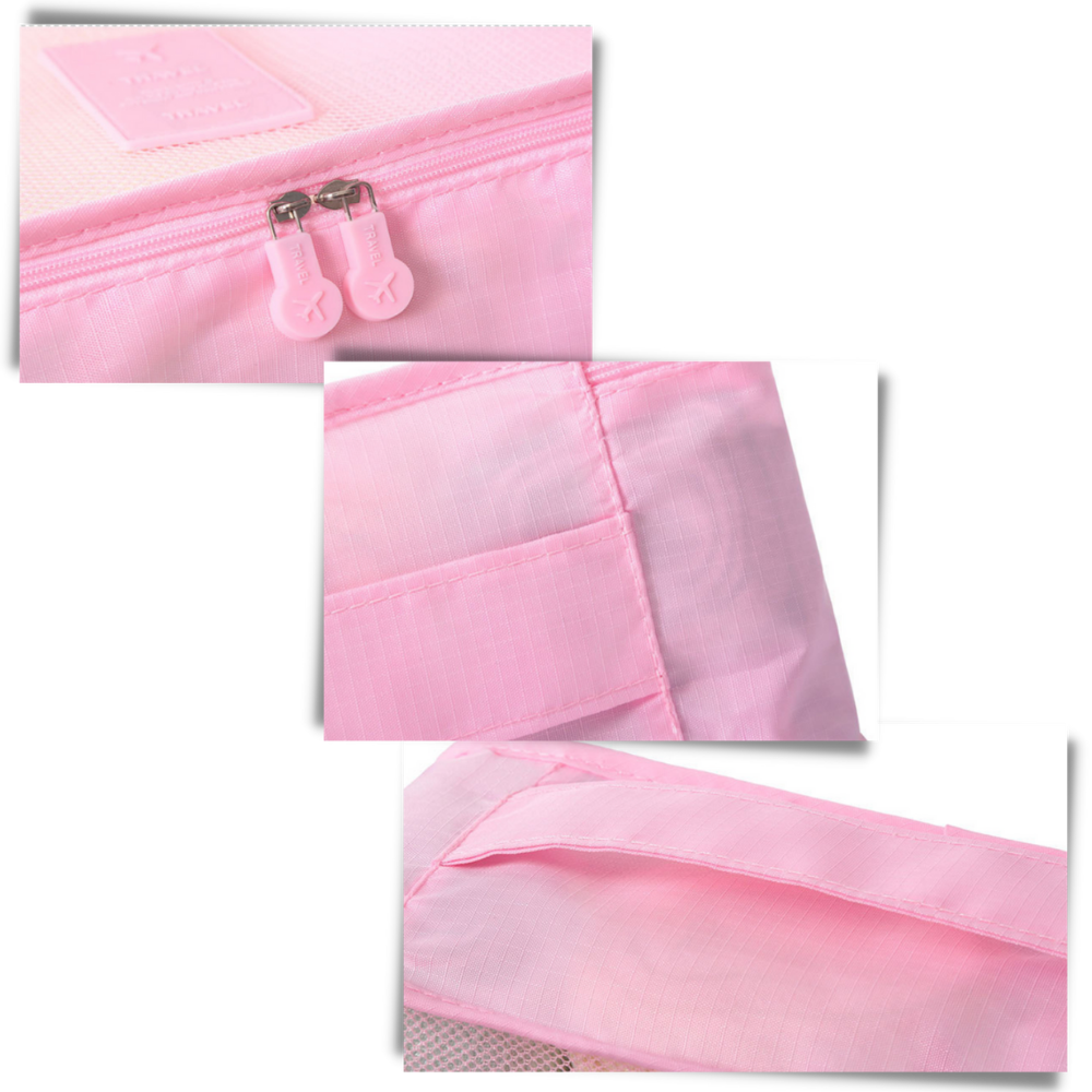 Set mit 6 kleinen Reisetaschen für Koffer - Ozerty