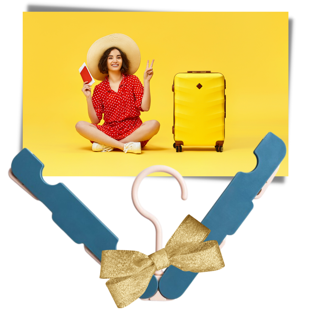 2er-Pack tragbare Kleiderbügel - Ozerty