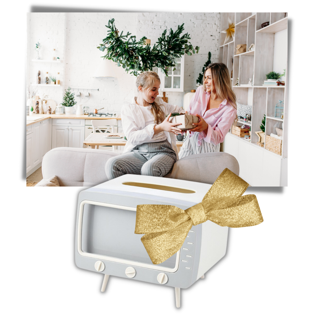 Papierhandtuchspender mit Telefonhalterung - Ozerty