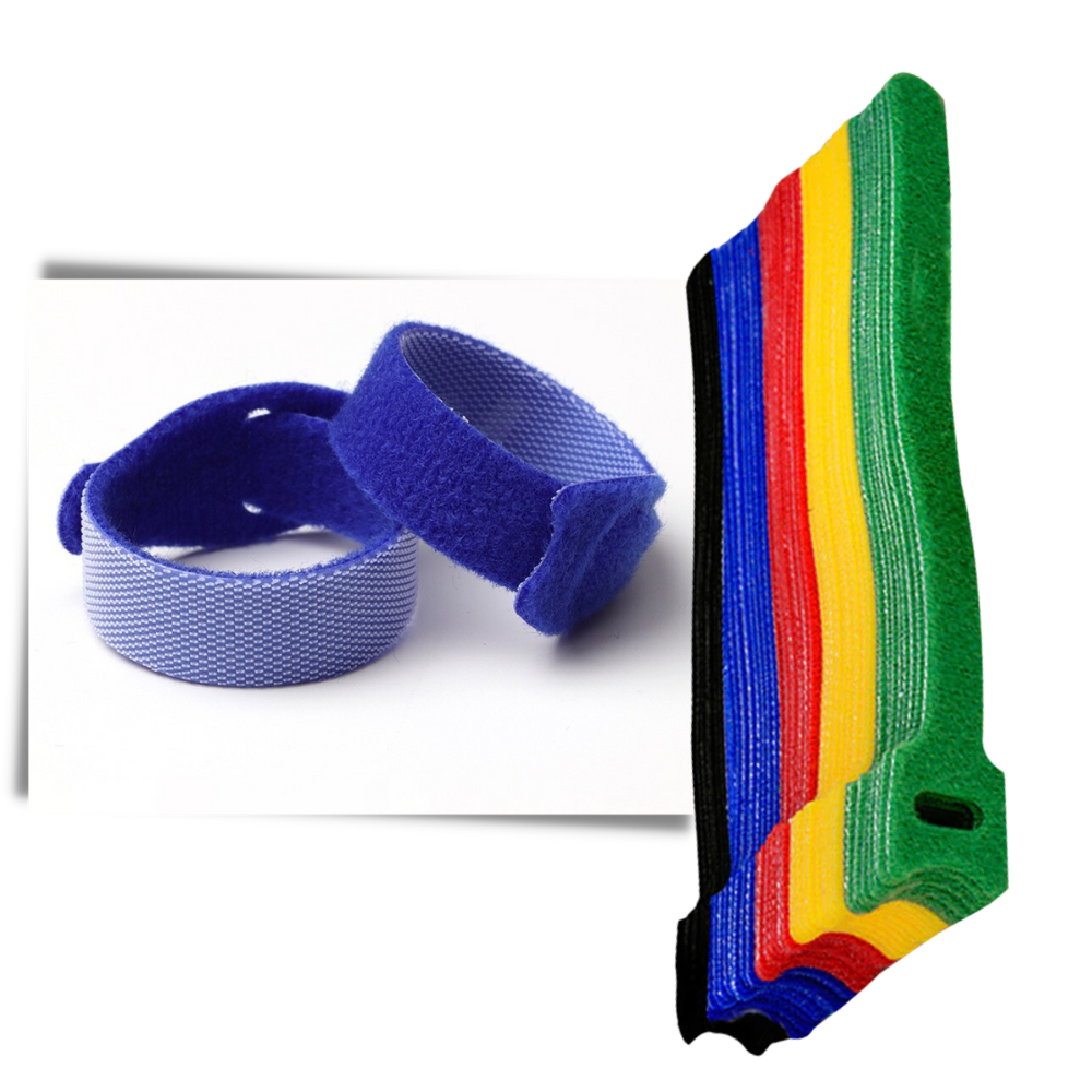 Klettverschluss-Kabelorganisator - Ozerty