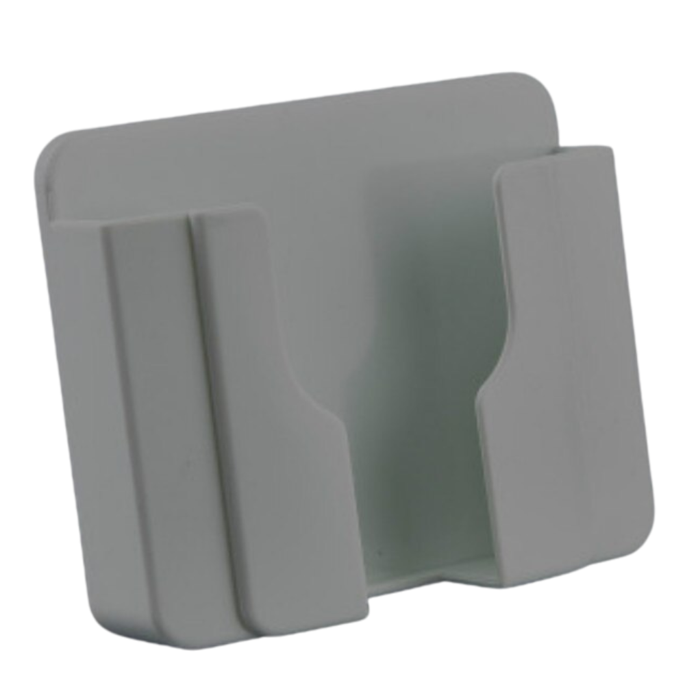 Self-adhesive wall phone mount